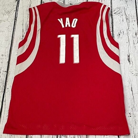 Yao Ming Houston Rockets Red NBA Basketball Sports Jersey - Picture 2 of 4